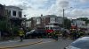 2 people hospitalized after flames tear through West Philly rowhome
